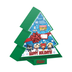 Набор подарочный Funko Pocket! DC Happy Holidays (4 Pack)