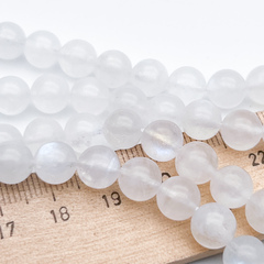 Лунный камень бусины, диаметр около 8,6-8,8 мм, цена за 11 шт (1/4 нити)