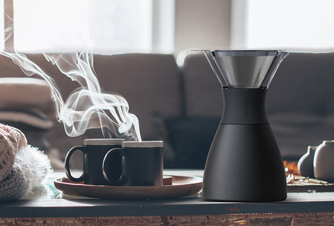 Кофеварка портативная Asobu Pour Over (1 литр), черная