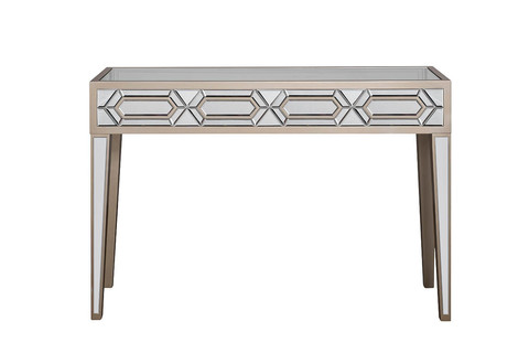 Консоль интерьерная 80x35x120см Garda Decor зеркальный фасад