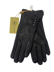 Перчатки. Женские. Материал верха: Кожаные. Кожа оленя. Подклад: Трикотаж-шерсть. 5 шт в упаковке.