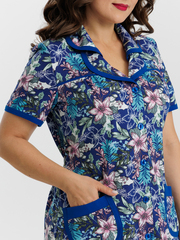 4572 Халат на пуговицах