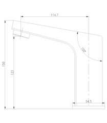 Смеситель для умывальника бесконтактный (сенсорный) LEMARK PROJECT - LM4650CE