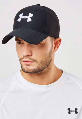 Картинка кепка Under Armour Blitzing 3.0 Cap черный-белый - 2