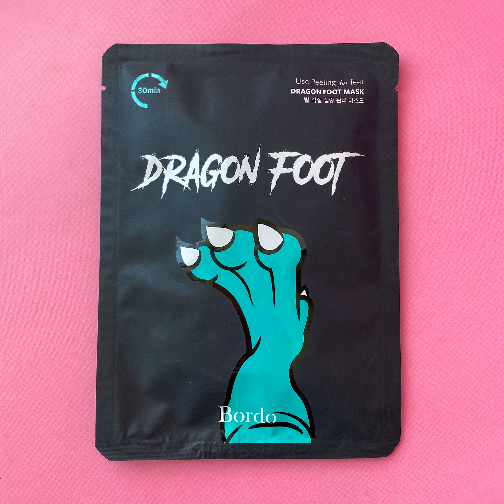 Пилинг-носочки с освежающим эффектом Evas Bordo Dragon Foot Mask