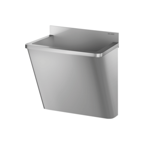 Delabie 185020 Хирургическая раковина HYGIENE с низким щитком, Д.700, матовая нерж. сталь 304