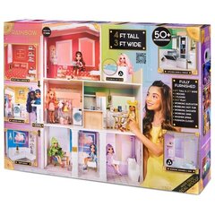 Дом для кукол Rainbow High мебель, ванная, душ, лифт и 50 аксессуаров