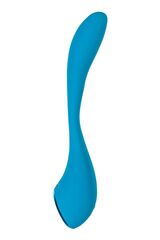 Синий гибкий вибратор Satisfyer G-Spot Flex 5+ - 19,6 см. - 