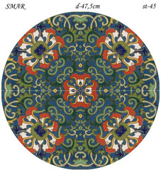 Эскиз для росписи, Круг диаметр-47,5см, SMAR-st-45