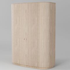 Шкаф для одежды двухдверный Эклипс (беленый дуб)