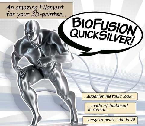 Пластик для 3D-принтера Extrudr BioFusion Quicksilver