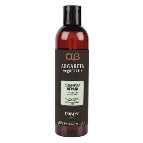 Dikson Argabeta VegKeratin Shampoo Repair - Шампунь для ослабленных и химически обработанных волос с гидролизированными протеинами риса и сои