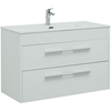 Aquanet 277509 Тумба Августа 100 (Flat) цв.белый глянец (277509)