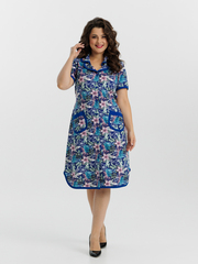 4572 Халат на пуговицах