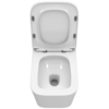 BelBagno BB5171CH-TOR/SC DUE-TOR Унитаз подвесной, безободковый, с системой смыва "Торнадо", с сиденьем soft close, BB5171CH-TOR/SC
