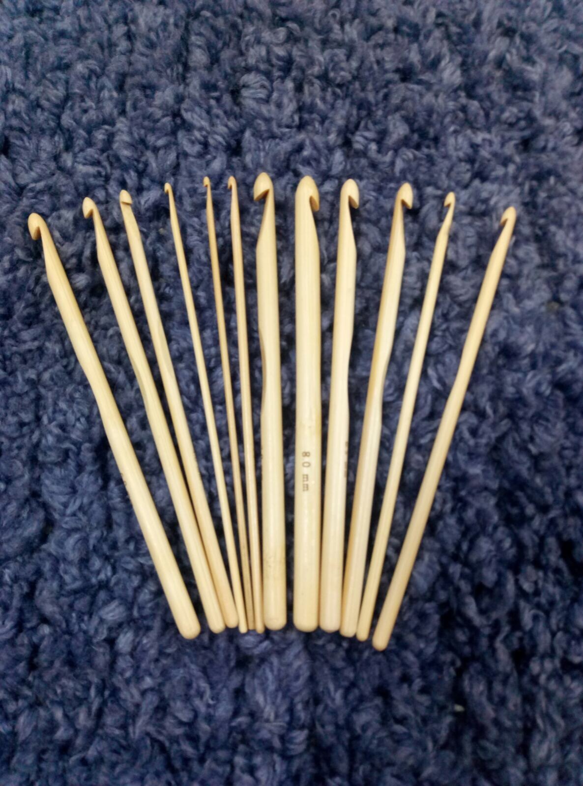 Крючки для вязания деревянные №2-8 -  по выгодной цене | Сундук Пряжи