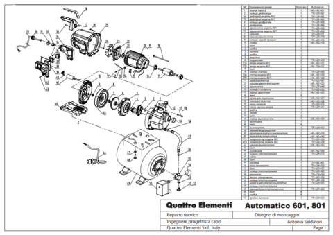 Крыльчатка QUATTRO ELEMENTI A801 (645-259-006)