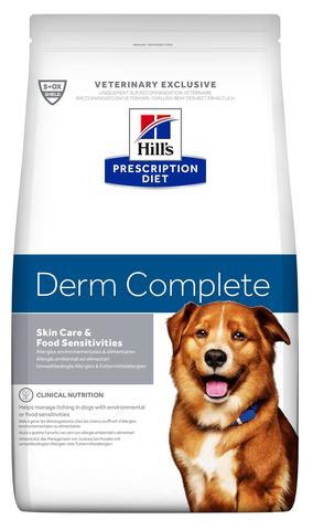 Hills Prescription Diet Derm Complete Сухой диетический корм для собак 12кг