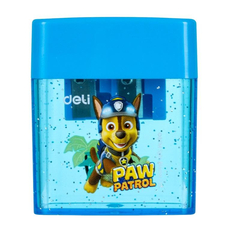 Точилка для карандашей Deli EH551 Paw Patrol 2 отв.,пластик,дисплей, в асс