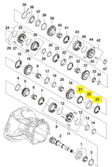 КОЛЬЦО СИНХРОНИЗАТОРА 1/2 ПЕРЕДАЧИ 2008- КОМПЛЕКТ 3ШТ NEXIA N150, GENTRA, CRUZE, AVEO, LACETTI GM