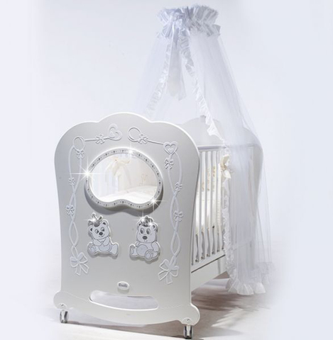 Кровать детская "MAJESTY" (BIANCO/WHITE (белая))