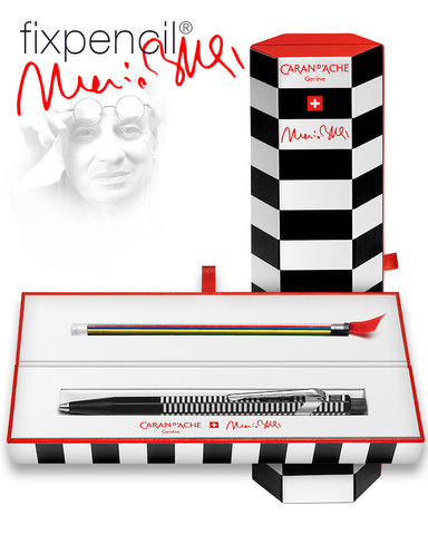 Карандаш механический Caran d’Ache Fixpencil & Mario Botta SE, White (22.122)