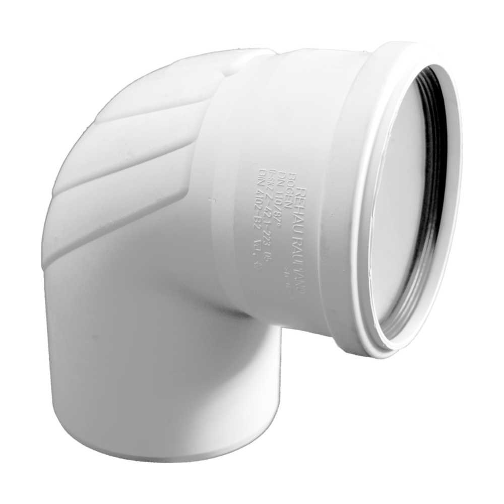 Rehau Raupiano Plus d 50 мм 87° отвод для канализационных труб ...
