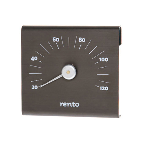 Термометр алюминиевый для сауны RENTO Цвет Какао