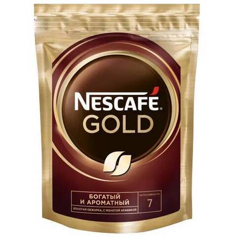 купить Кофе растворимый Nescafe Gold, 150 г пакет (Нескафе)