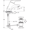 Смеситель для раковины однорычажный с донным клапаном Ideal Standard Ceramix Blue A5651AA