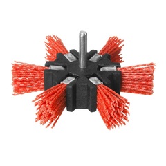 ЗУБР 100 мм, нейлоновая проволока, щетка дисковая для дрели, Профессионал (35163-100)