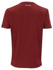 Теннисная футболка Tecnifibre Club Cotton Tee - cardinal