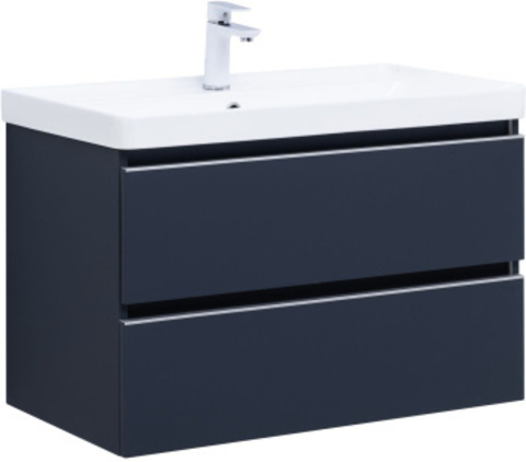 Aquanet 329591 Тумба Вега 80 2 ящ. цв.маренго (329591)