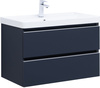 Aquanet 329591 Тумба Вега 80 2 ящ. цв.маренго (329591)