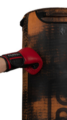 Напольный боксерский мешок DIKO FILIPPOV 180см/45см/95кг, коричнево-черный