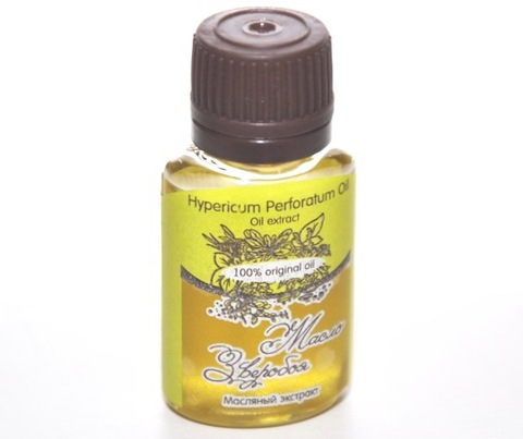 Масло ЗВЕРОБОЯ экстракт/ Hypericum Perforatum Oil Unrefined / нерафинированное, 20 ml