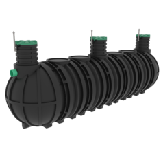 Ливневое очистное сооружение Мультпласт Модуль ЛОС 35(9150x2400x2400см;1825кг;) - арт.561663