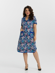 4572 Халат на пуговицах