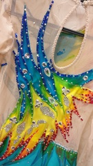 Купальник для художественной гимнастики б/у р.32