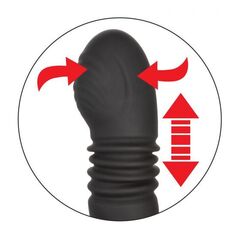 Массажер простаты Thrusting Rotator Probe с вращением головки - 11,5 см. - 