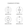 Съемная оптика потолочного аварийного светодиодного светильника Moncato DP812