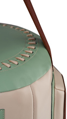 Боксерский мешок EXCLUSIVE LAKI FILIPPOV 150см/40см/68кг, бело-зеленый