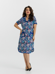 4572 Халат на пуговицах