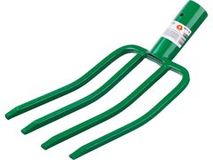 РОСТОК 140х235 мм, с квадратными зубьями, углеродистая, без черенка, вилы (39717)