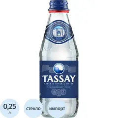 Вода минеральная TASSAY газированная стекло 0,25л