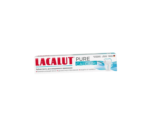 Зубная паста Lacalut Pure Calcium 75мл