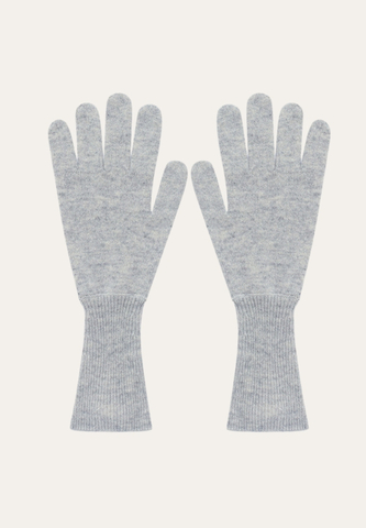 Перчатки кашемировые с люрексом