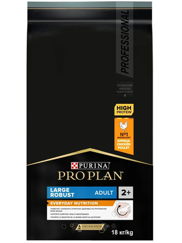Purina Pro Plan Large Robust Adult с курицей 18 кг