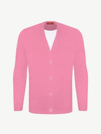 Кардиган с пуговицами из шелка