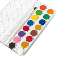 
          Акварель Yalong меловая, 16 цветов, с кистью, пластик. упаковка, "Watercolor-1"